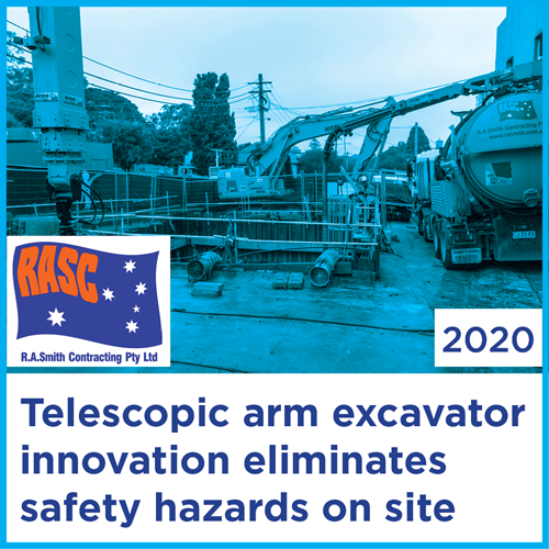 Telescopic arm excavator innovation eliminates safety hazards on site | 2020