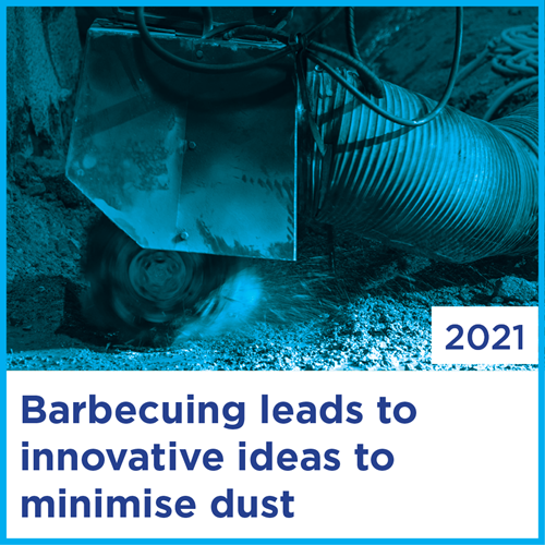 Barbecuing leads to innovative ideas to minimise dust | 2021
