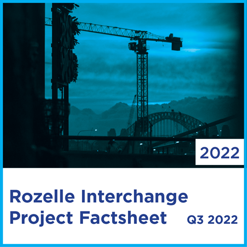 Rozelle Interchange Project Fatsheet Q3 2022