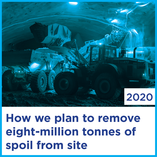 How we plan to remove eight-million tonnes of spoil from site | 2020