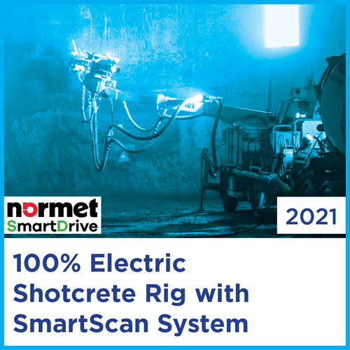 100% Electric Shotcrete Rig with SmartScan System | 2021