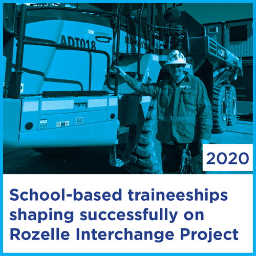 School-based traineeships shaping successfully on Rozelle Interchange Project | 2020